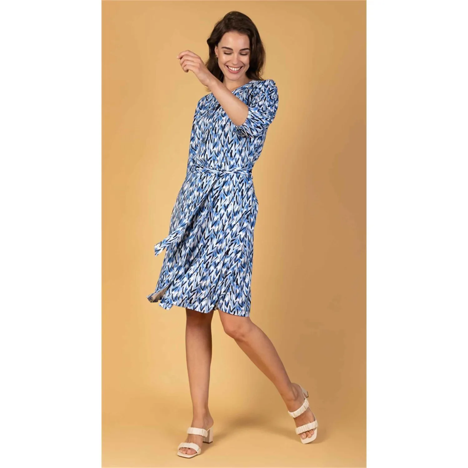 ROBERTO SARTO ONECK DRESS MULTICOLOUR