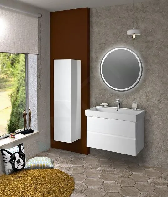 SAPHO NYX  SPIEGEL MET LEDVERLICHTING, DIAMETER 70 CM NY700