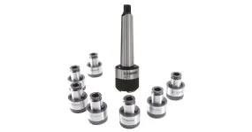 Set snelwissel taphouder MK4 incl. 7 tapkoppen met slipkoppeling voor machinetappen van M3 tot M12 Vertex