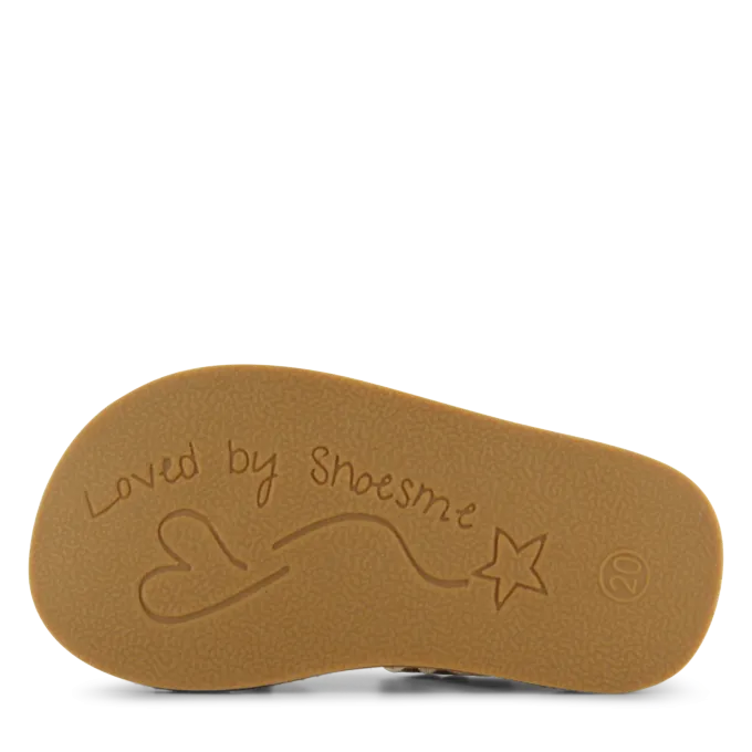 Shoesme beige sandaal met hartjes