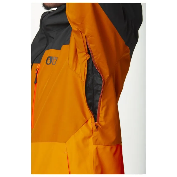 Skijassen Picture Object Jacket Black Honey Carrot