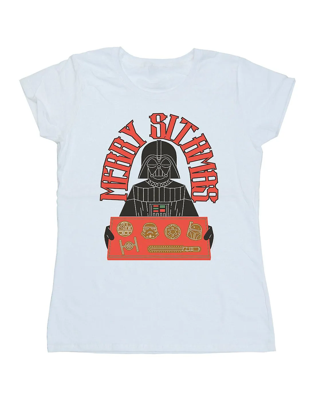 STAR WARS WOMEN'S EPISODE IV: EEN NIEUWE HOOP MERRY SITHMAS TSHIRT