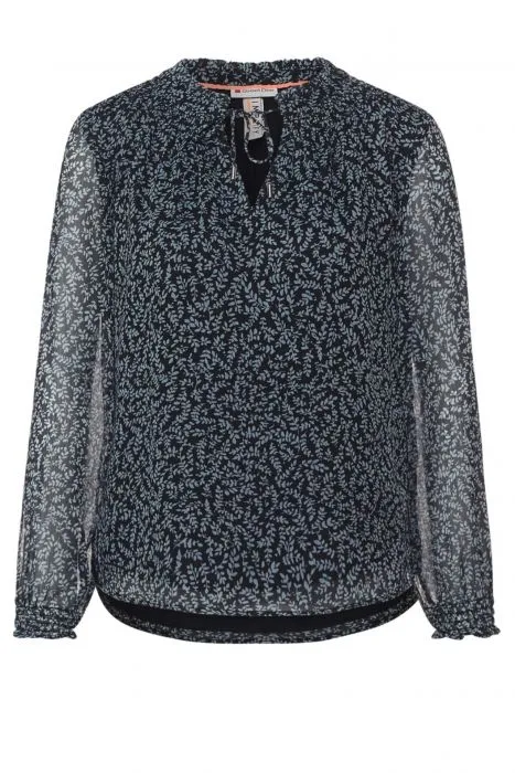 Street One blousetop met bladprint