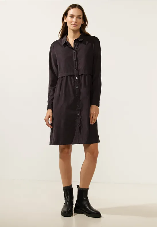 Street One Corduroy Dress Volant_Modera