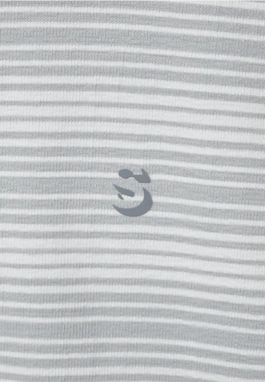 Street One MEN Shirt met gestreepte look