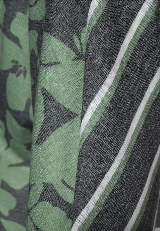 Street One Printmix shirt met zakken