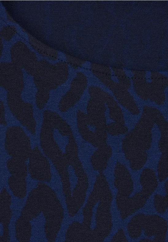 Street One Shirt in luipaardontwerp