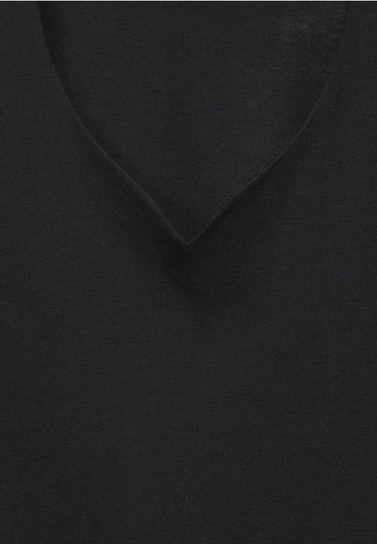 STREET ONE TSHIRT MET HARTVORMIGE HALSLIJN