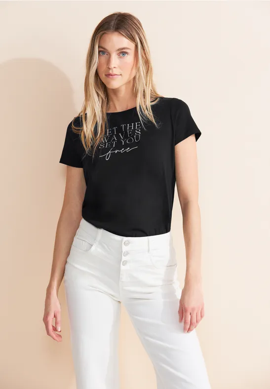 STREET ONE TSHIRT MET PARTPRINT