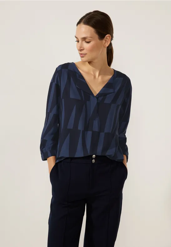 Street One Viscose shirt met print