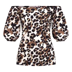   Studio Anneloes Manon leopard top Bruin 2