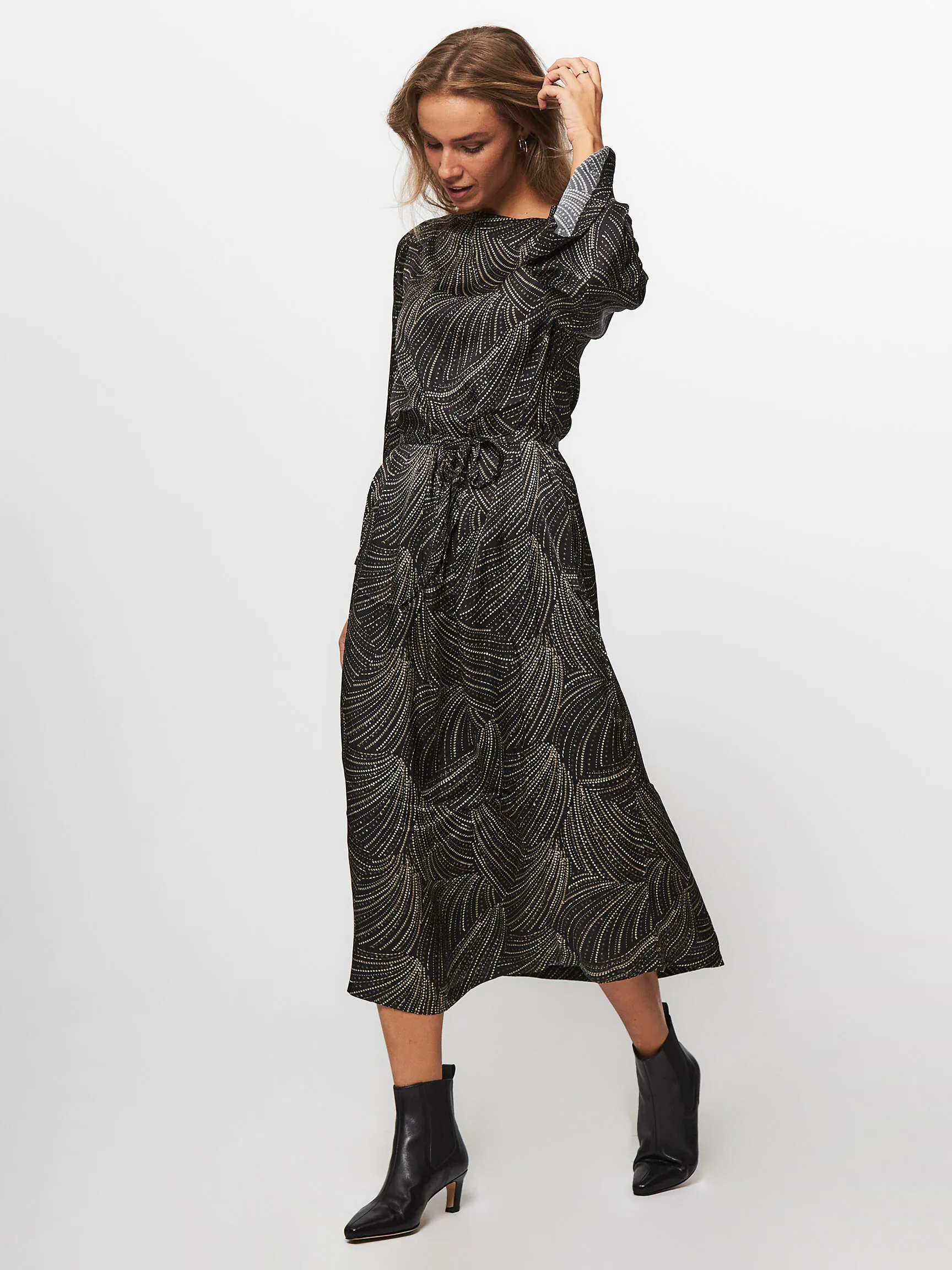 Summum Viscose maxi jurk met print