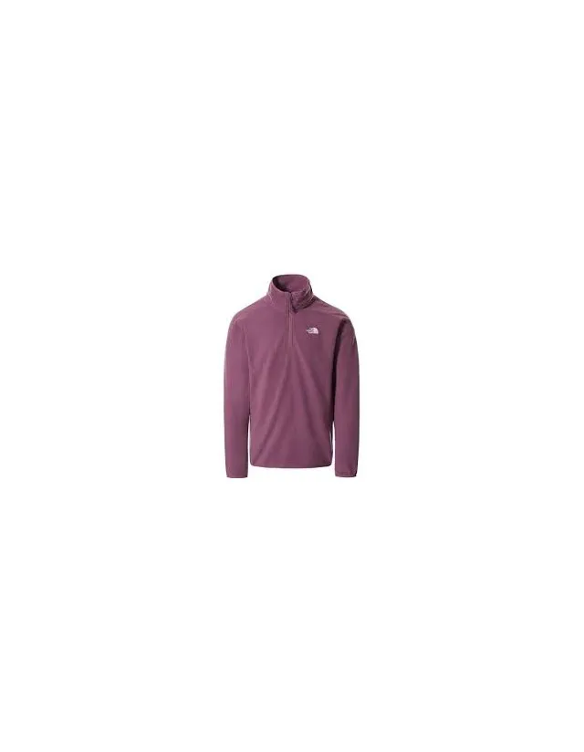 THE NORTH FACE GLACIER 1/4 ZIP  PURPLE