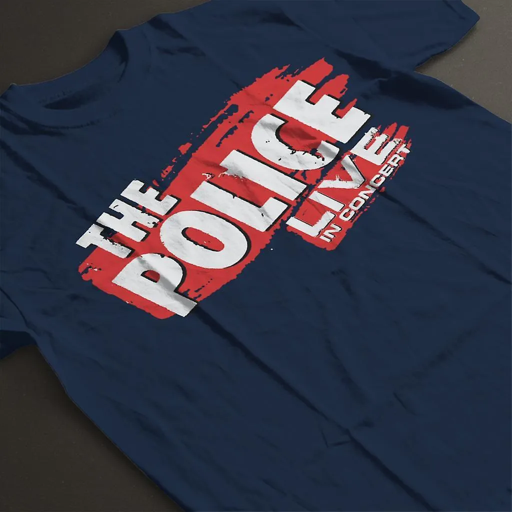 THE POLICE LIVE IN CONCERT VROUWEN TSHIRT