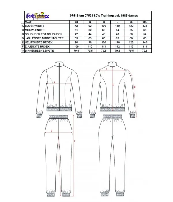 Trainingspak Dames 80`s Zebra Rainbow