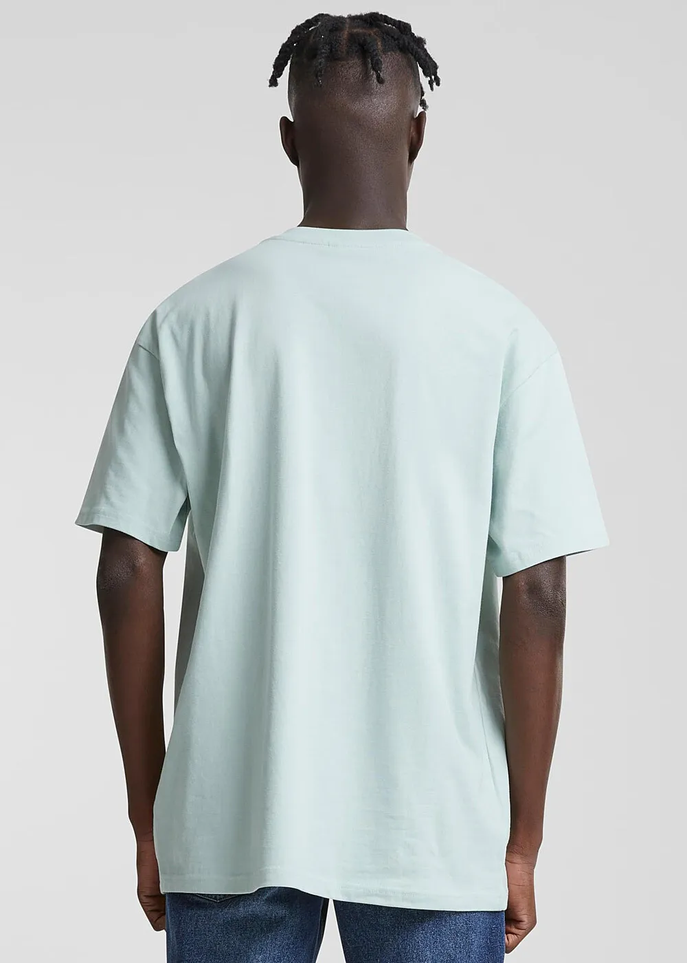 URBAN CLASSICS HEREN HEAVY OVERSIZED TSHIRT MET RONDE HALS GROEN