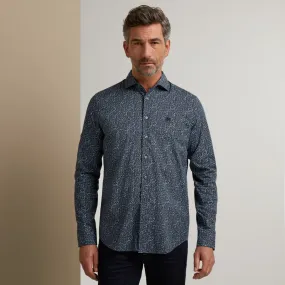 Vanguard Overhemd Met Allover Print – Blue