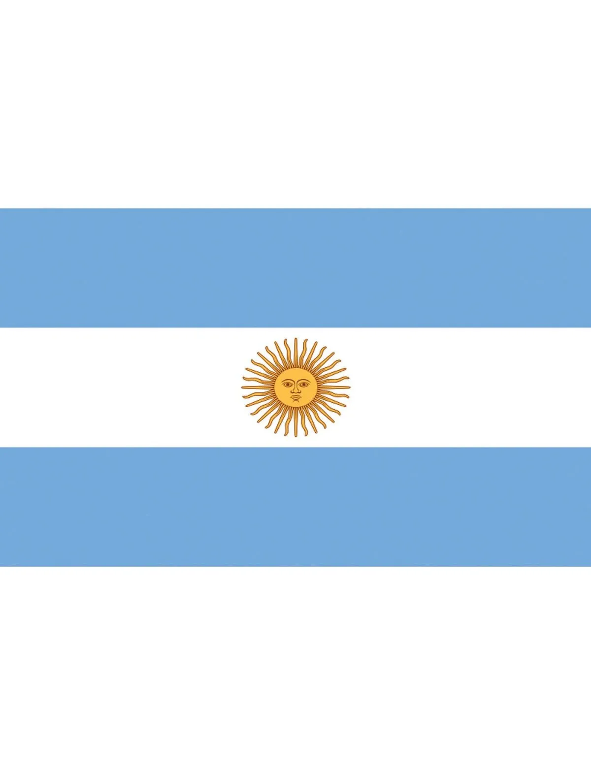 VLAG ARGENTINIë  90X150 CM