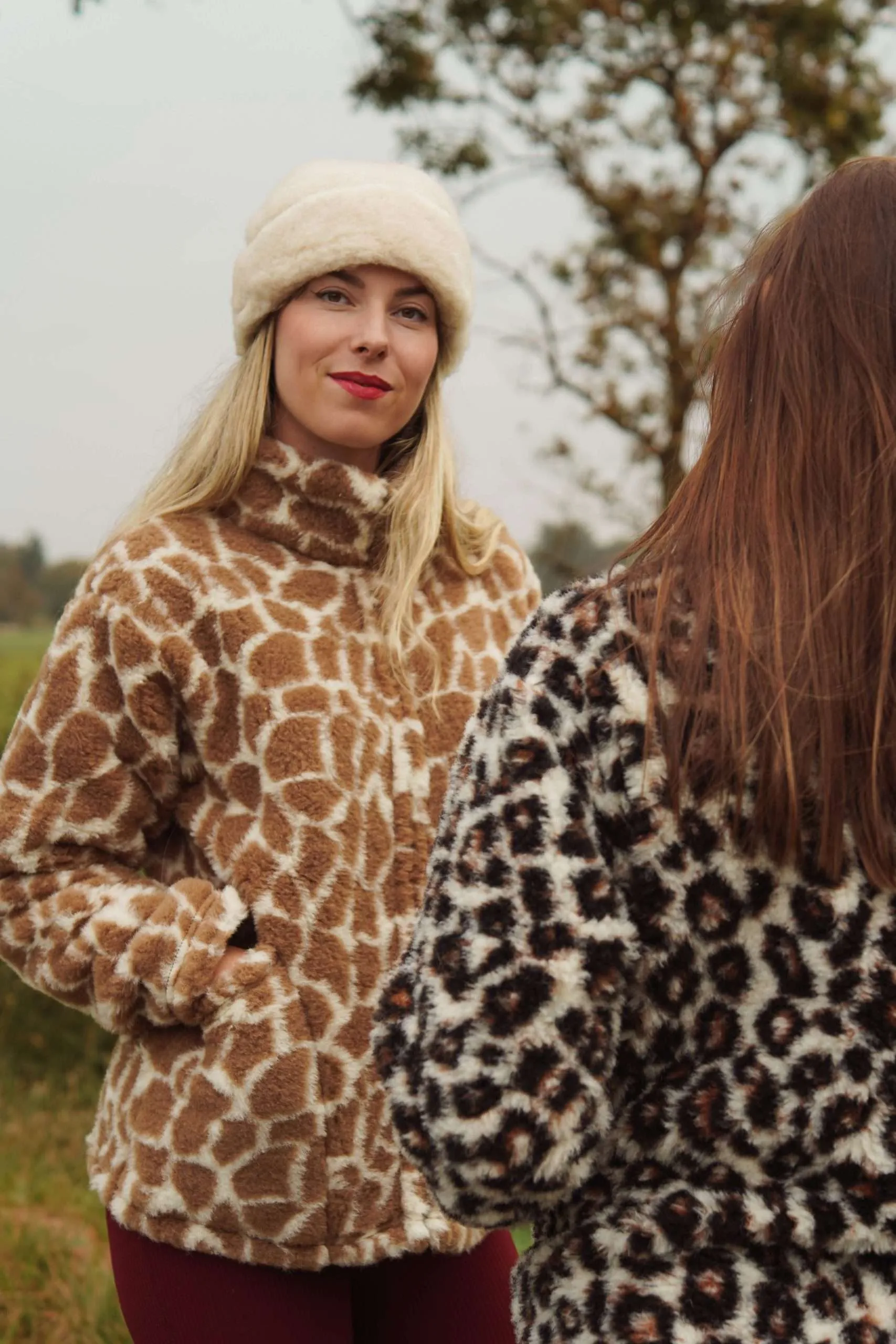 Wollen jas – Leopard – volwassenen