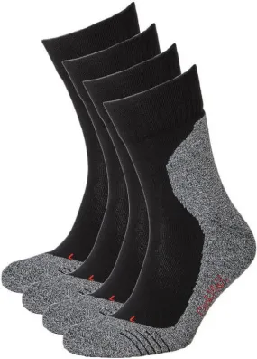 Xtreme sportsokken set van 4 zwart