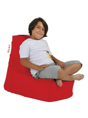 Zitzak rood - (B)40 x (H)65 x (D)25 cm