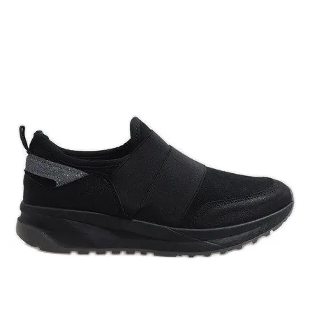 ZWARTE MODIEUZE SPORTSCHOENEN X9732